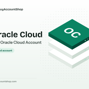 Buy Oracle Cloud Account product visual with the Oracle Cloud name and a layered cloud server illustration
